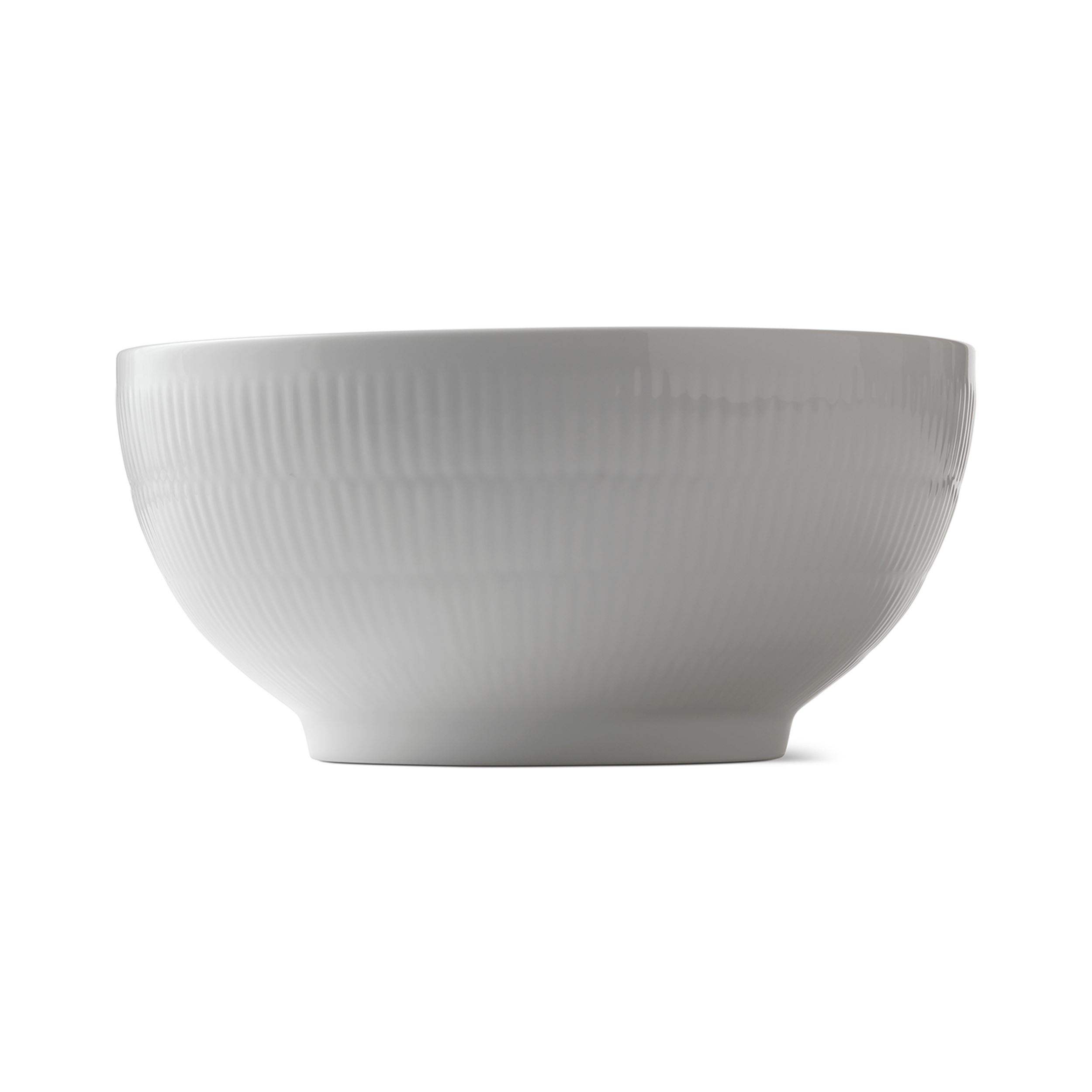 White Fluted Bowl 310 cl Royal Copenhagen