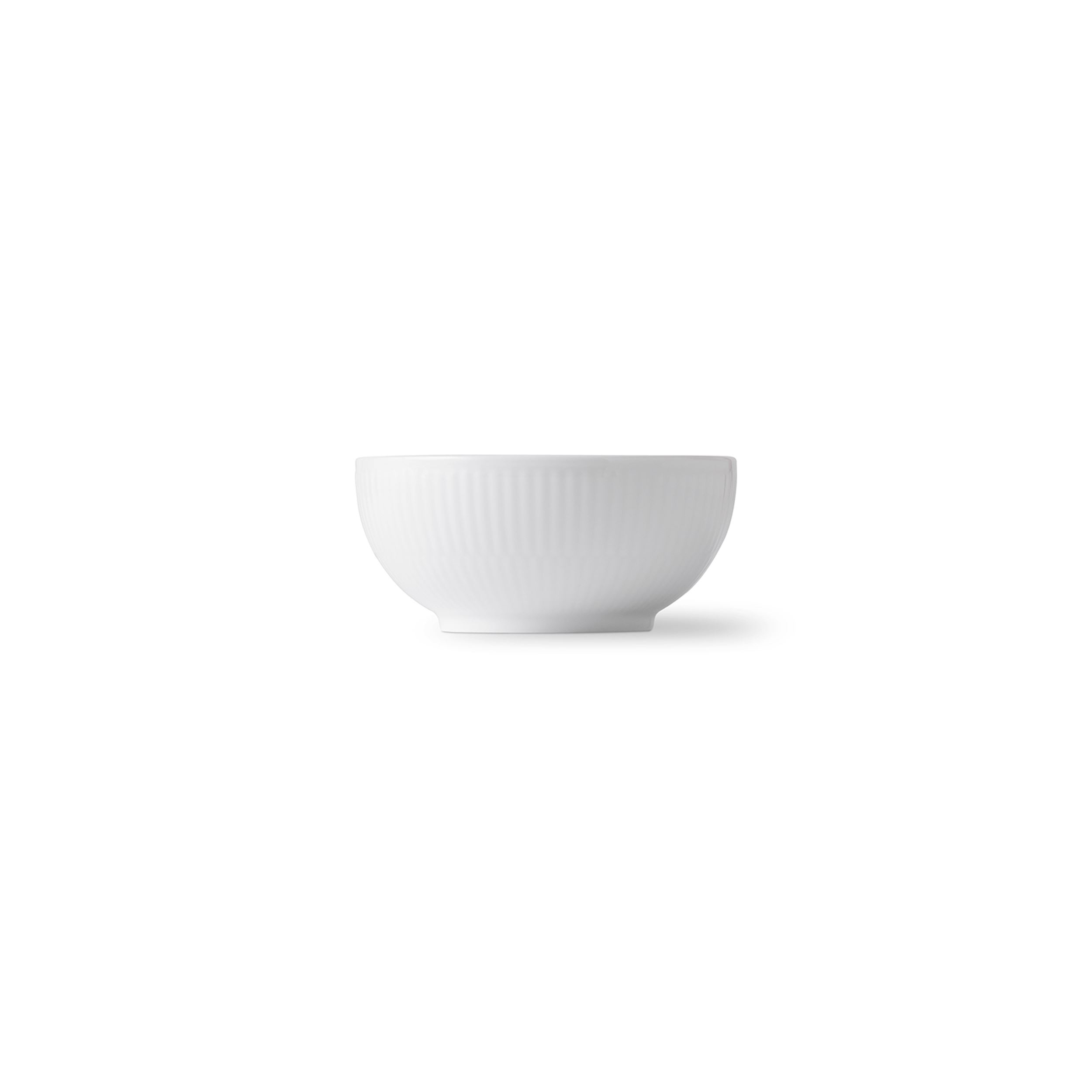 White Fluted Bowl 24 cl Royal Copenhagen
