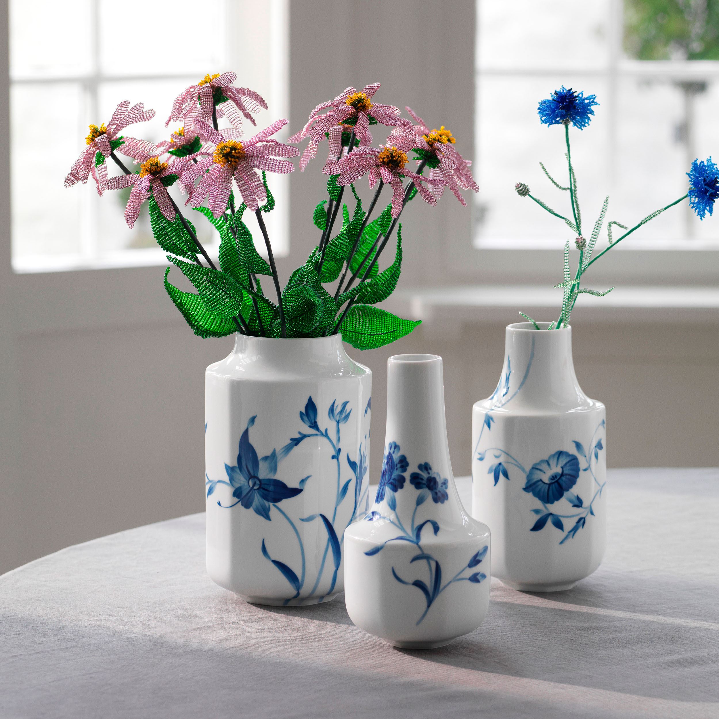 En del jordnødder bundet Blomst vase Nellike 20 cm | Royalcopenhagen