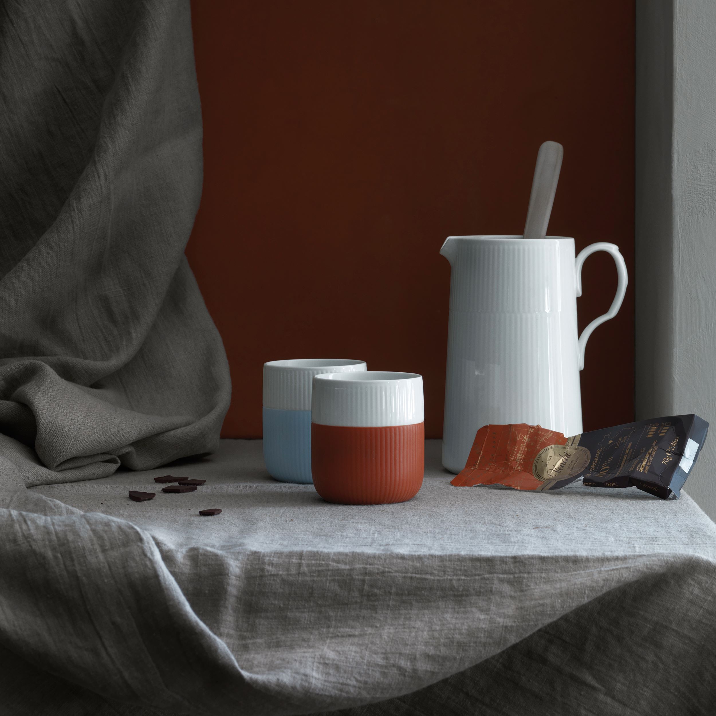 Royal Copenhagen Fluted Contrast