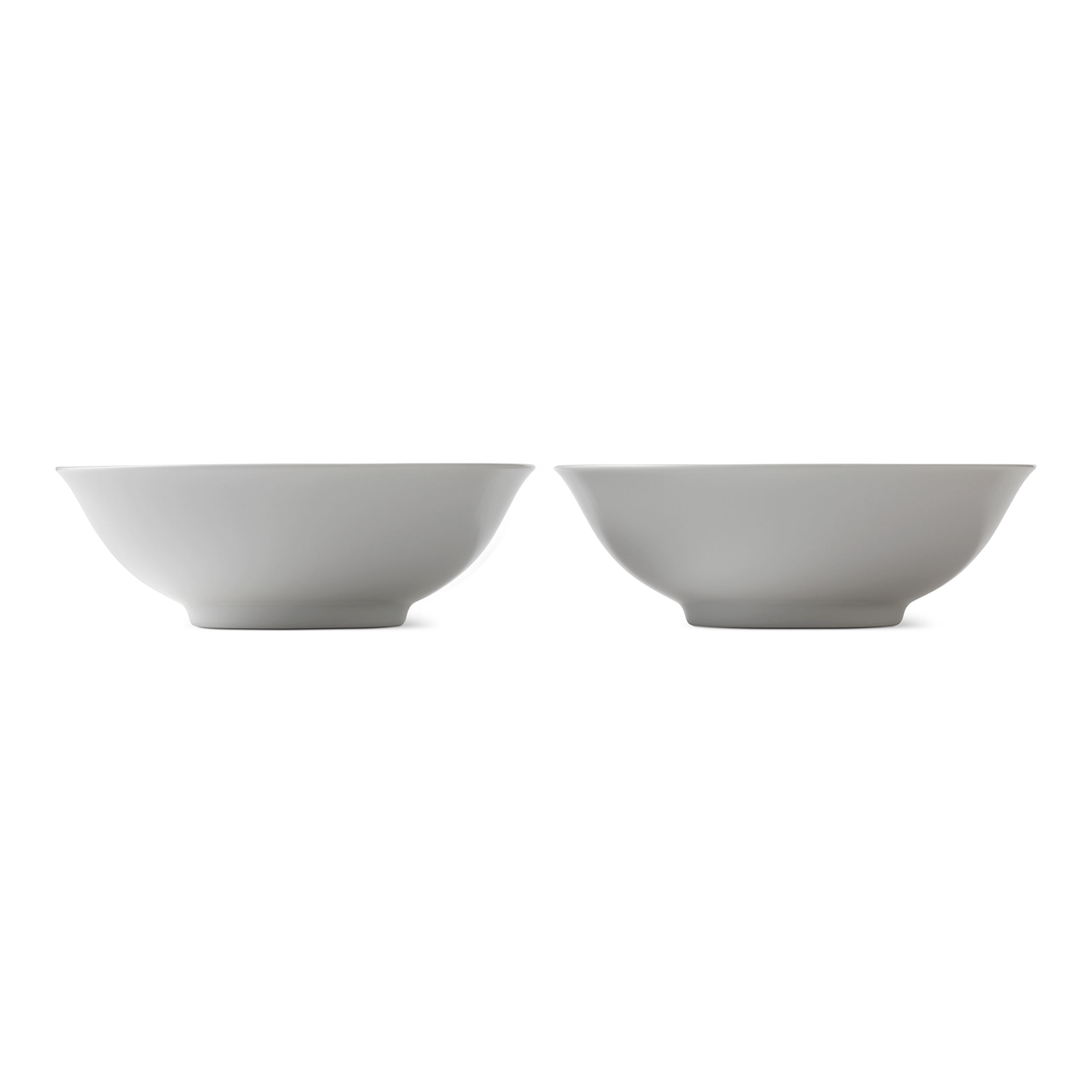 White Fluted Bowl 35 cl, 2 pc Royal Copenhagen