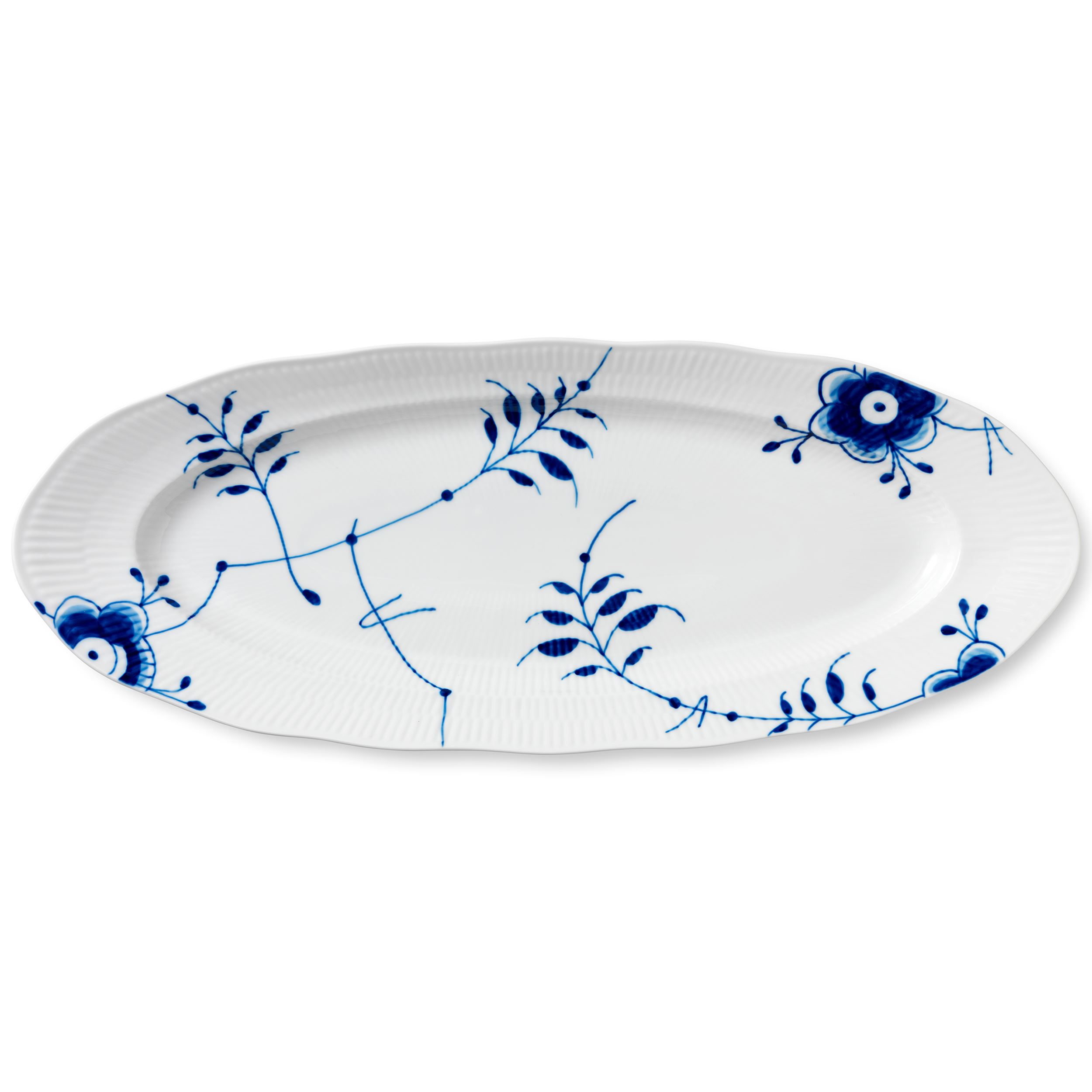 Blue Fluted Mega Dish, 60 cm | Royal Copenhagen