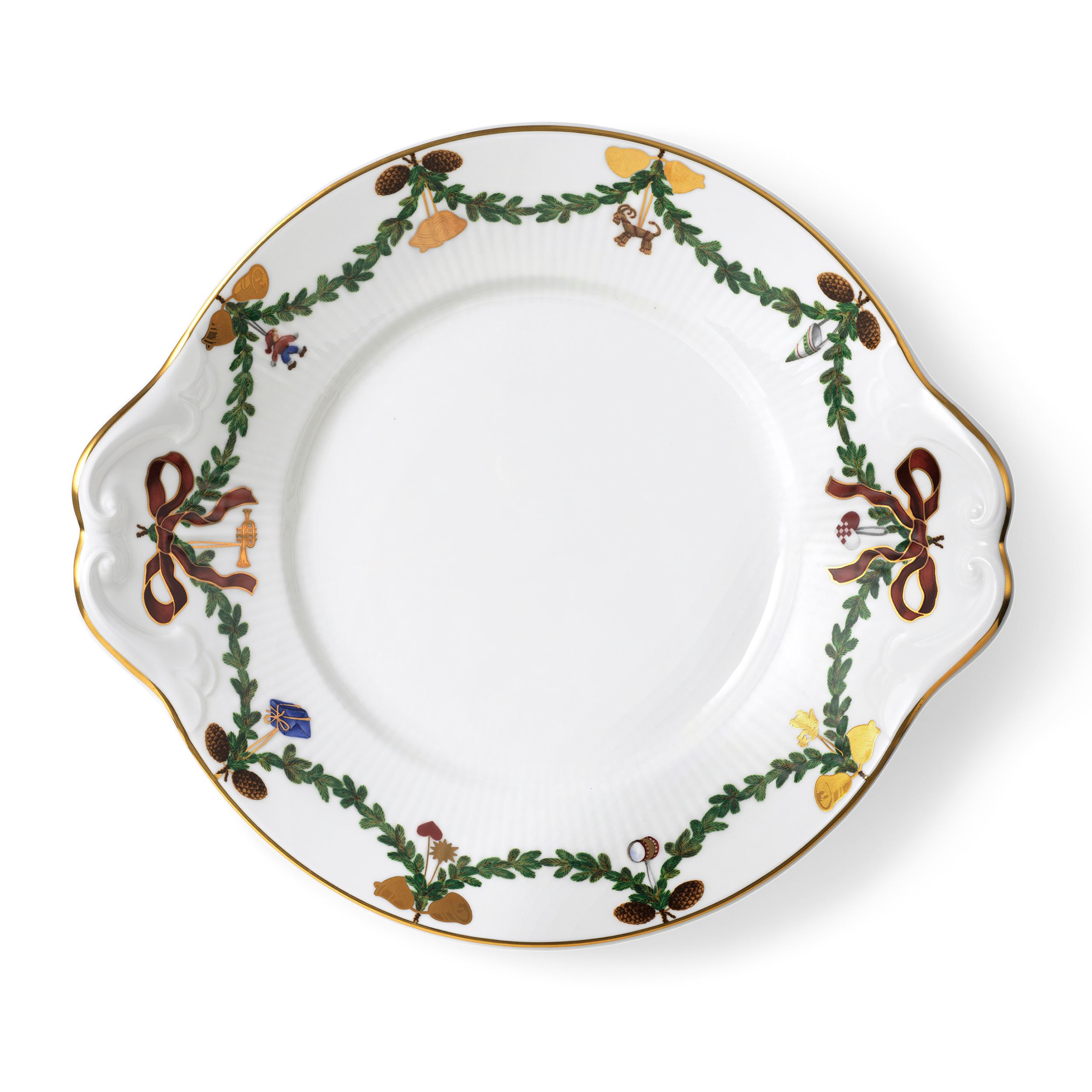 Star Fluted Christmas Dish 27 cm | Royal Copenhagen