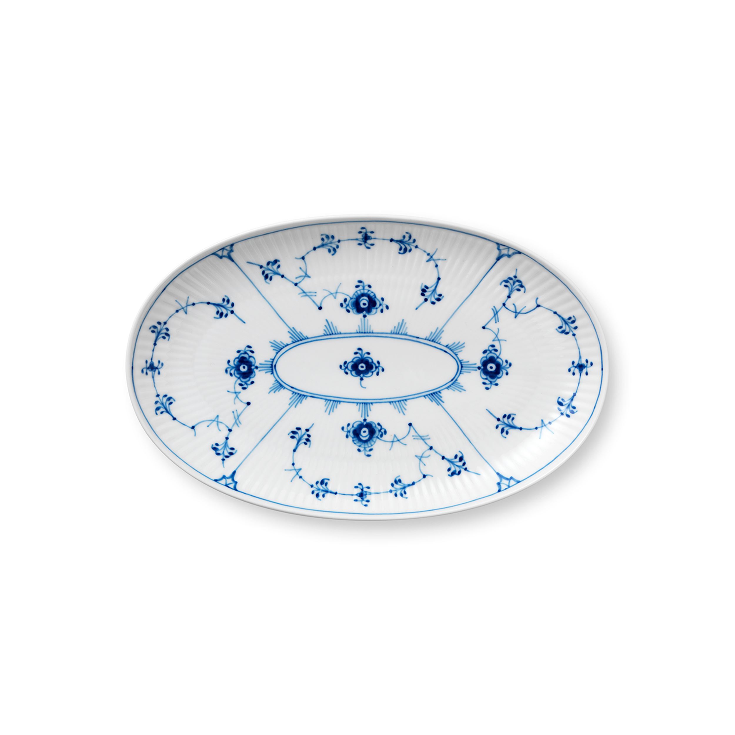 Royal Copenhagen Star Fluted Christmas serveerschaal 17,5 cm • Wit • de