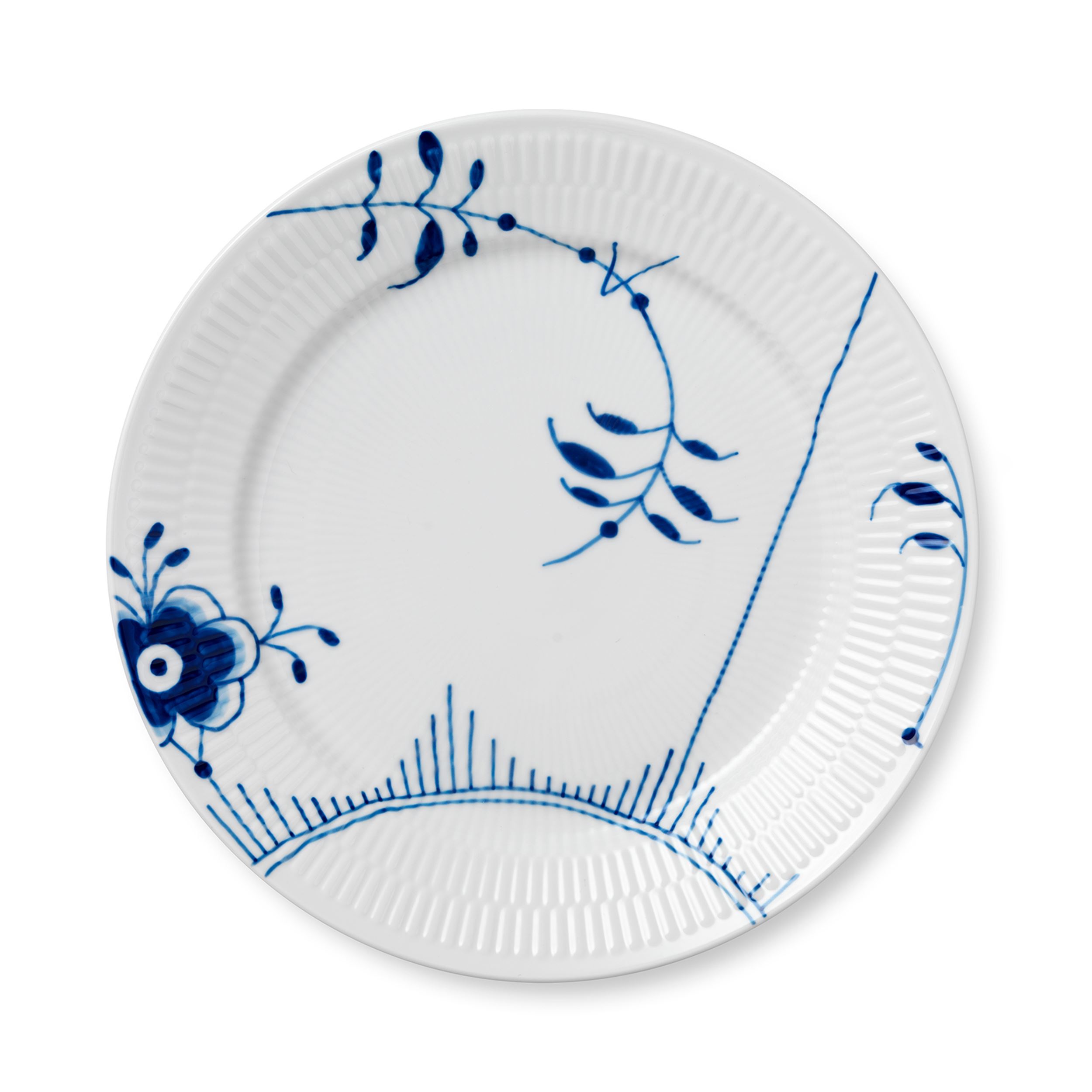 Blue Fluted Mega Plate 27 cm - No.2 | Royal Copenhagen