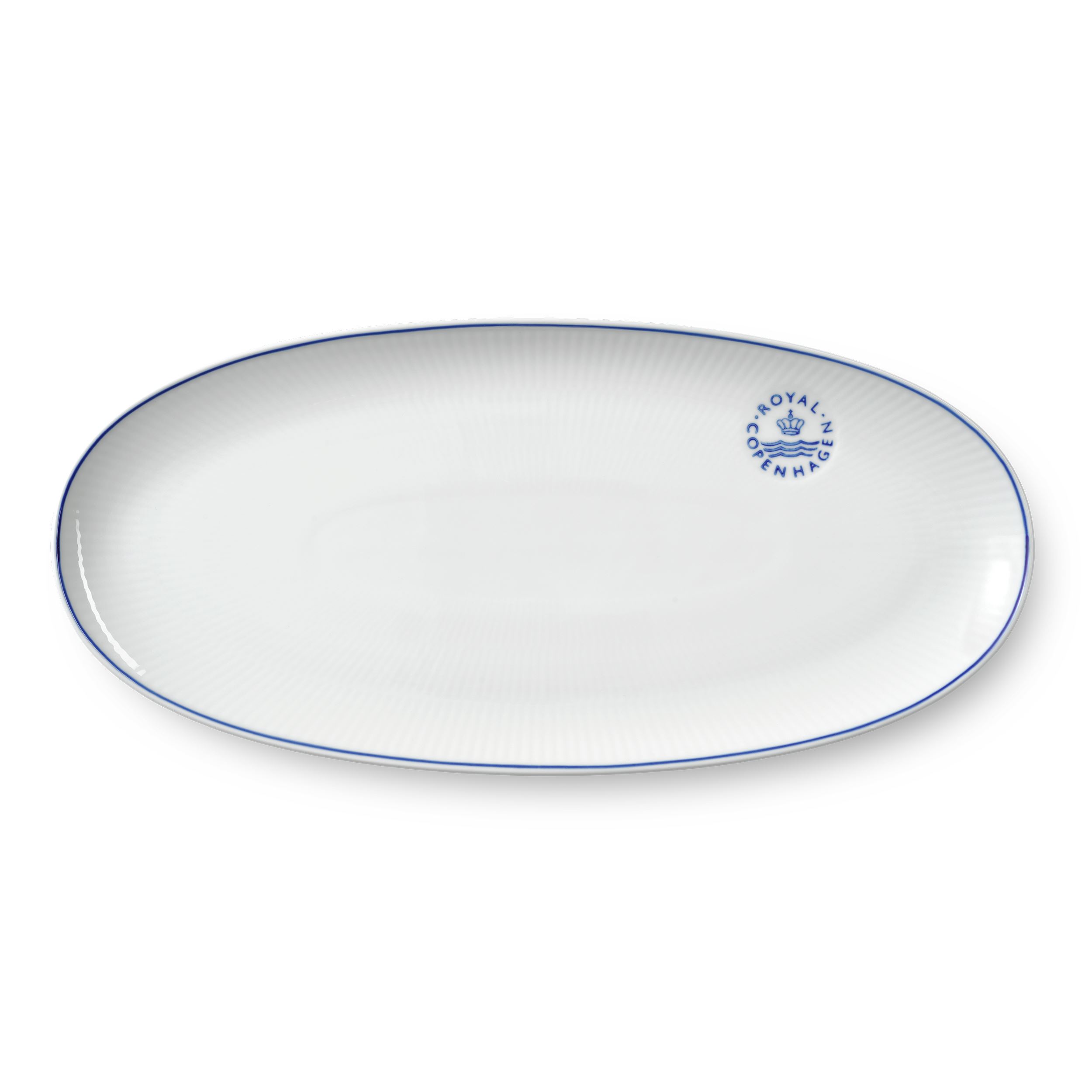 Blueline Fad oval 37 cm | Royal Copenhagen