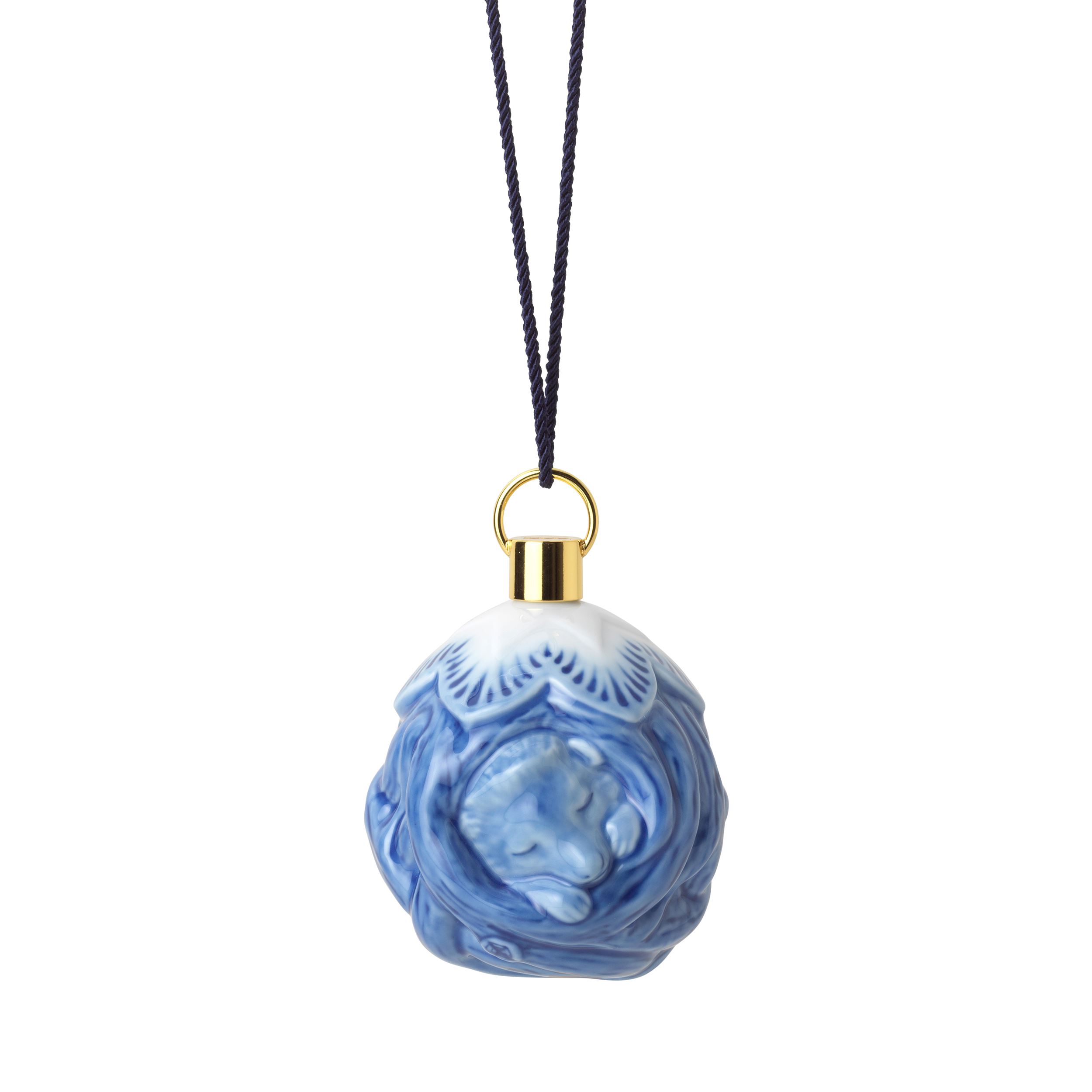 Royal Copenhagen Collectibles Annual Christmas Ornament 2023 Hedgehog