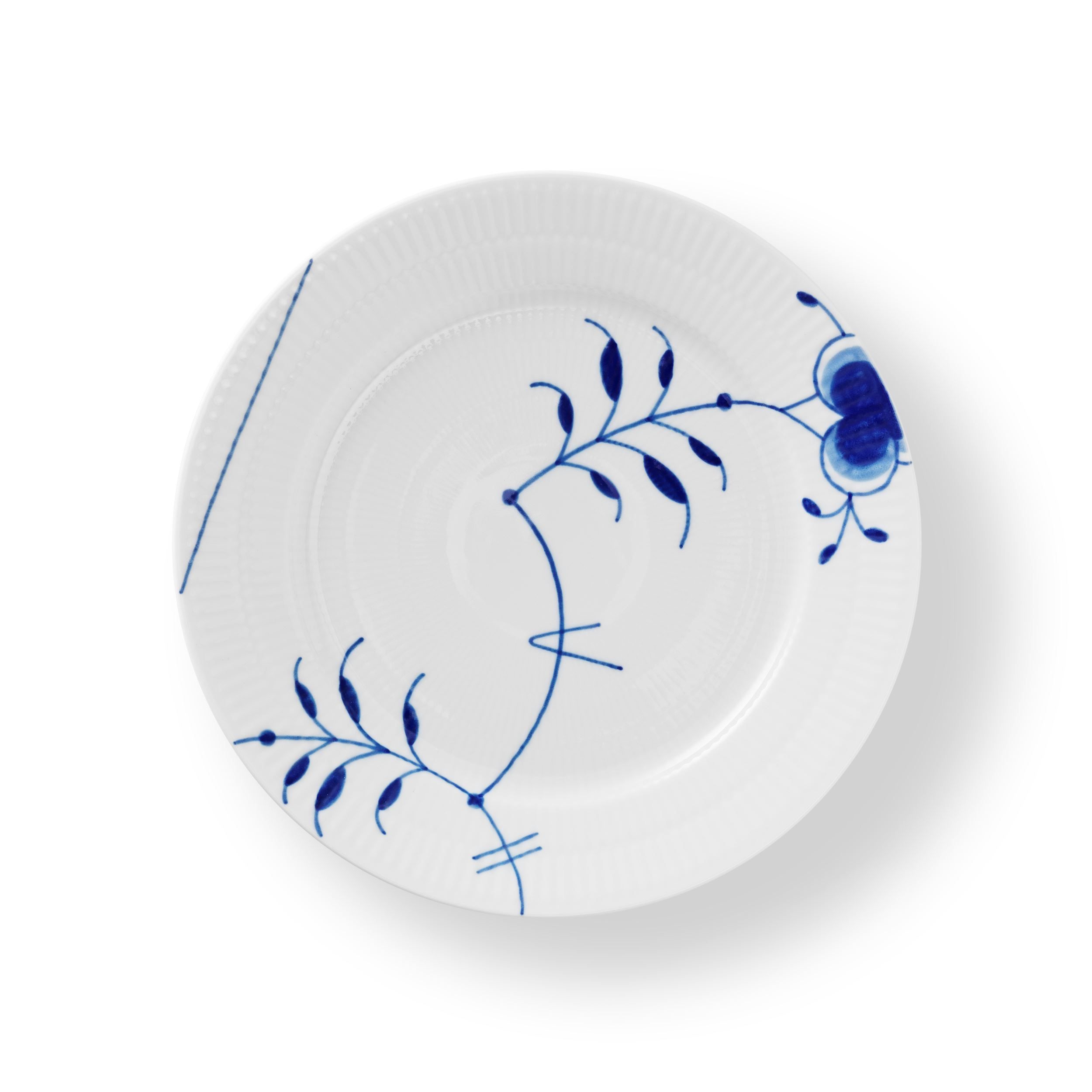   Blue Fluted Mega 皿 21cm Royal Copenhagen Blue Fluted Mega Dinnerware Collection