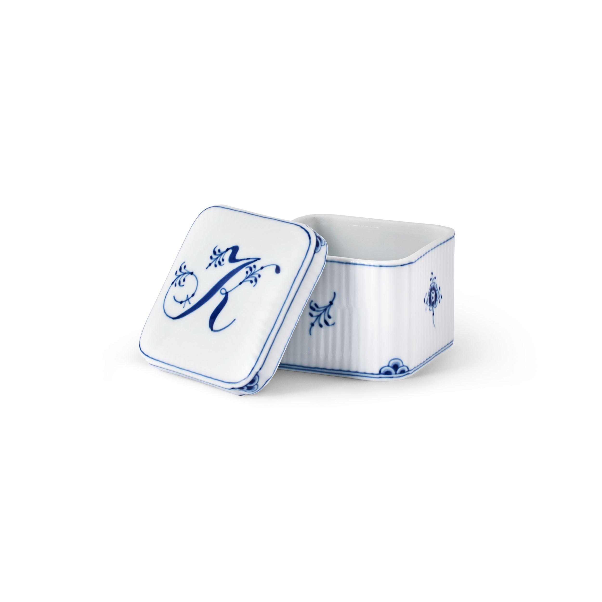 Alphabet Collection Square Bonbonniere, K, 13 cl | Royal Copenhagen