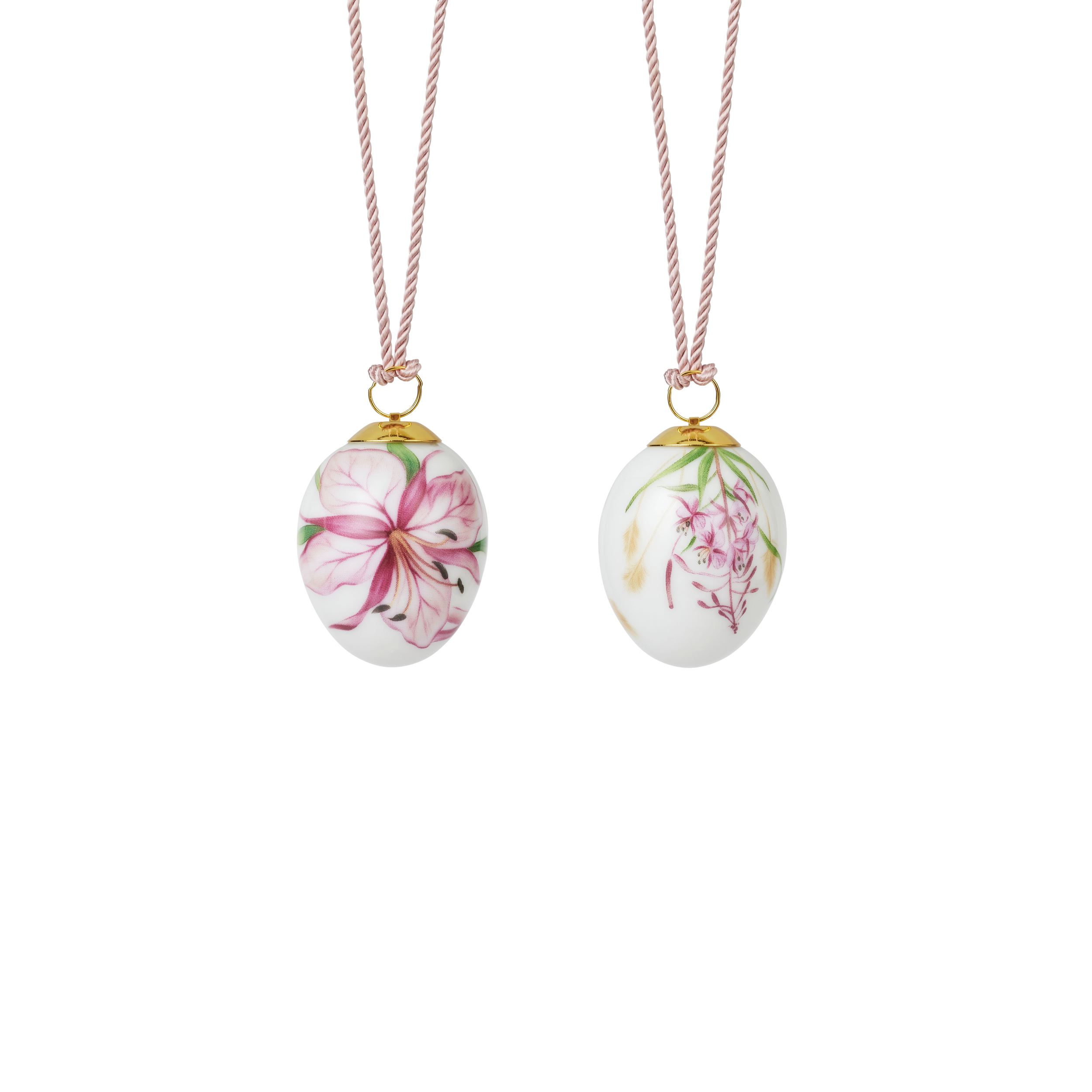 Spring Collection Miniature Egg 2026, Fireweed, 5 cm, 2 pcs | Royal Copenhagen