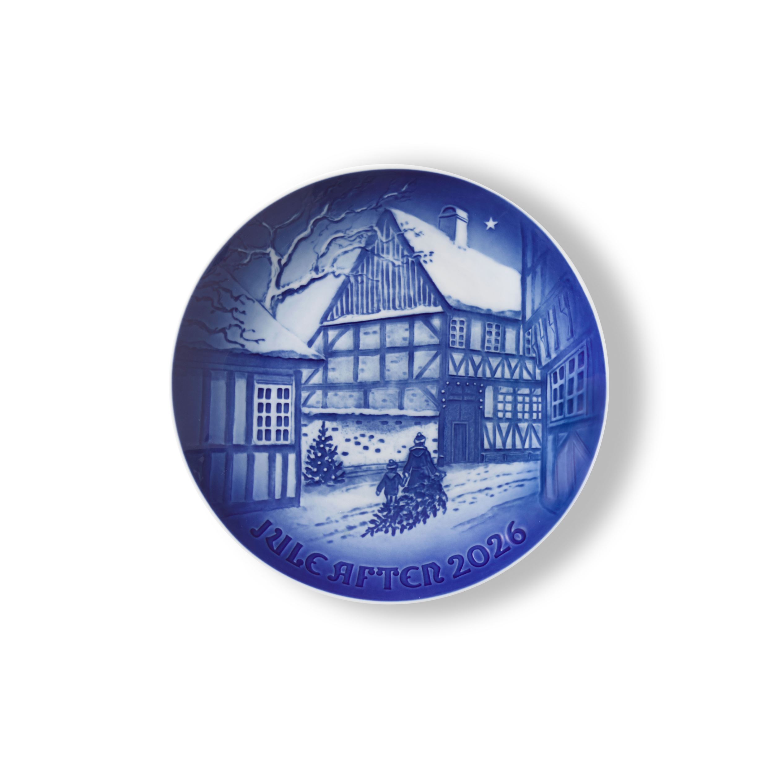 Bing & Grøndahl Christmas Plate 2025, Grundtvig's Church, 18 cm