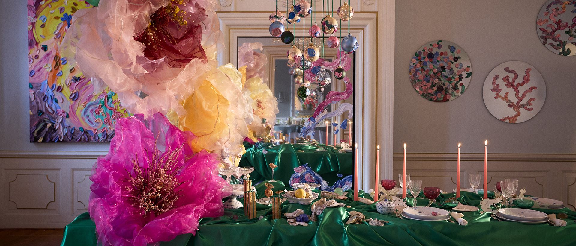 One of the Royal Copenhagen annual Christmas Tables 2024