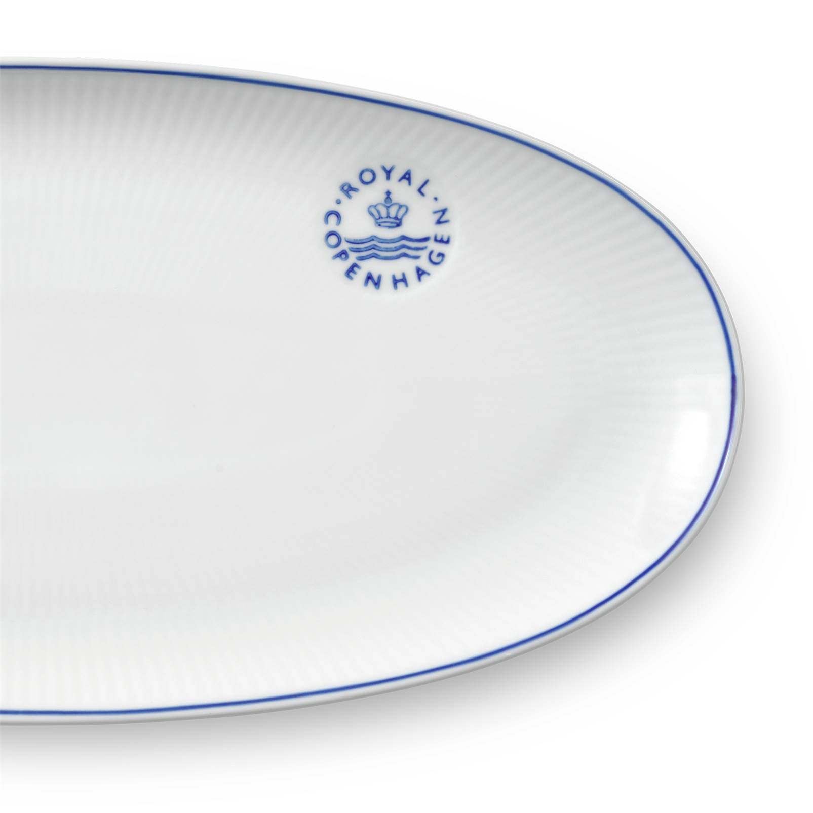 Blueline Oval Dish 37 cm | Royal Copenhagen