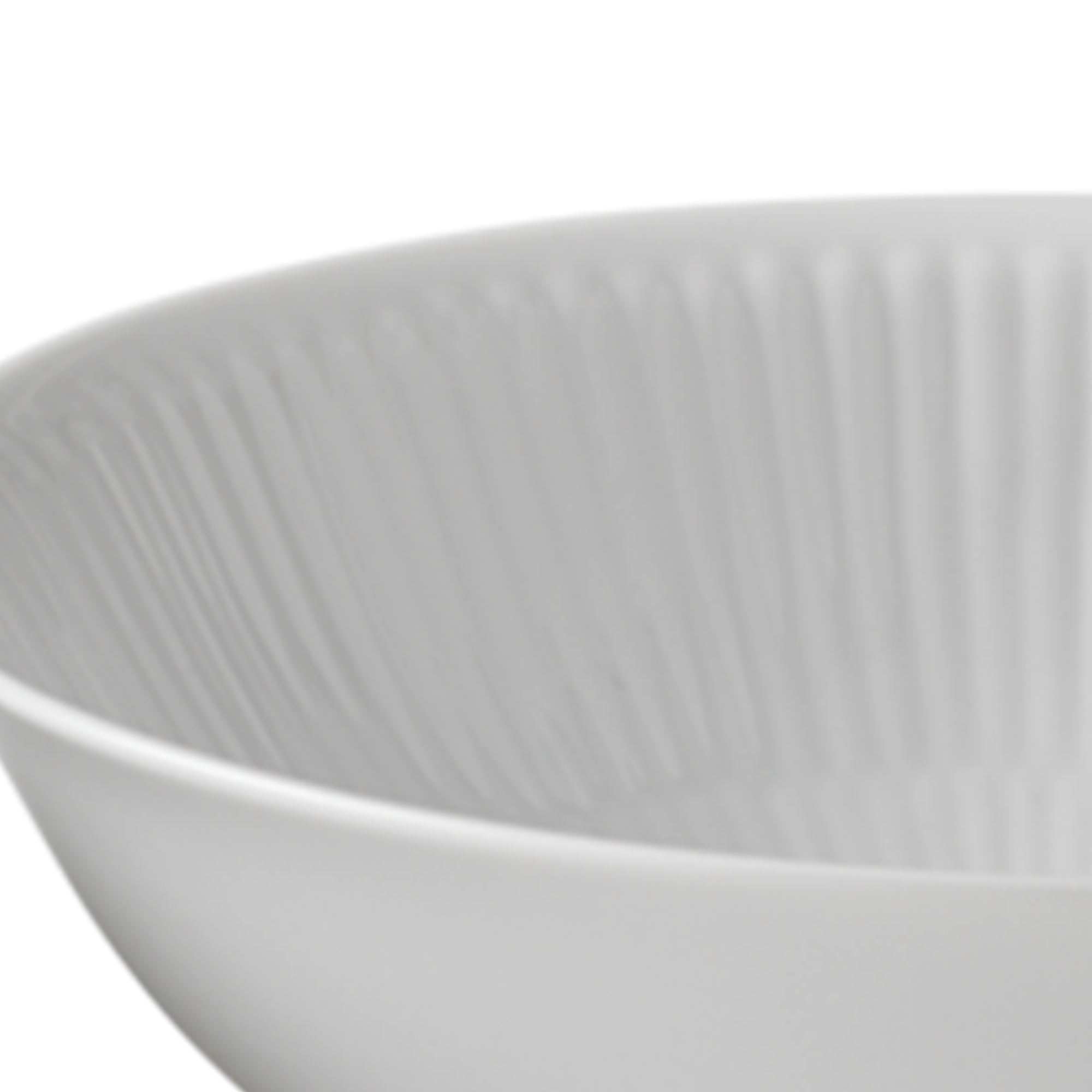 White Fluted Bowl 35 cl, 2 pc Royal Copenhagen